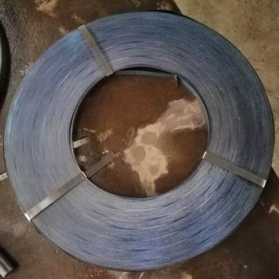 China Machine Pallet Wrapping Steel Strapping Strapping High Quality Stainless Steel Band Baked Blue Wrapping Belt Cold Rolled Steel Strap Roll Coil for sale