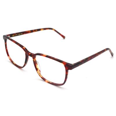 China Optical Prescription Acetate Square Clip On Optical Acetate Eyewear for sale