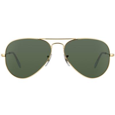 China Fashion Eyewear Gold Sunglasses Stainless Steel Polarized Sunglasses Men for sale