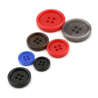 China Good Quality Dry Cleaning Round Flatback 4-Holes Custom Corozo Button for sale