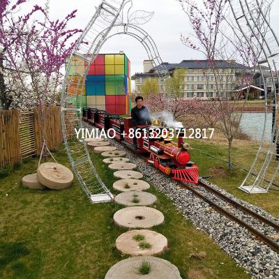 China SanChuan Family Use Kids Track Wooden Train for Yard Family Yard Train for Sale for sale