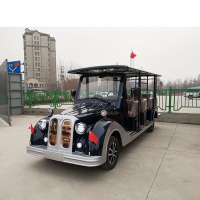 China Outdoor Golf And Sightseeing Car Vintage Classic Playground Excellence Touring Car 5 8 11 Seater Bus for sale