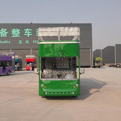 China 17 Seat San Chuan Wooden Double Decker Bus London Bus For Theme Shopping Malls for sale