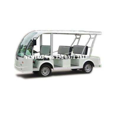 China 8 seats wooden san chuan battery operated electric bus with low price for sale