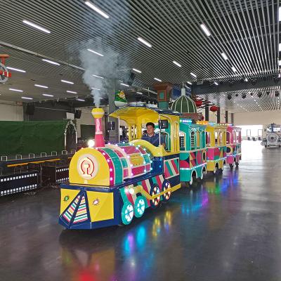 China Hot Sale 24 Passenger Seats Amusement Theme Park Rides Electric Train for sale