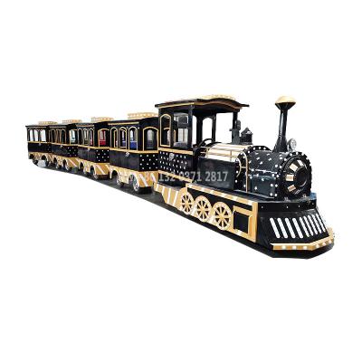 China Outdoor theme park amusement park train manufacturers holiday resort electric trackless tourist train amusement ride for sale