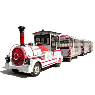 China China direct steam manufacturer china red color san tourist trains wooden child chuan for sale