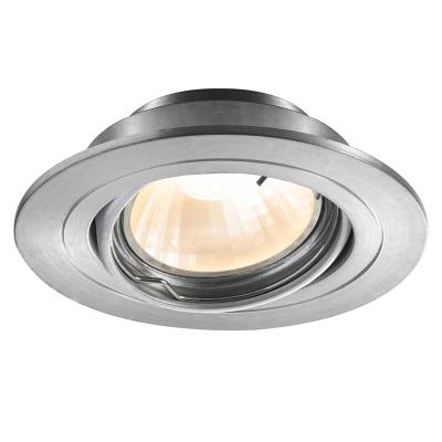 China Mid Century Gu10 Halogen 5W Aluminum Downlight Recessed Compact Ceiling Light Fixture for sale