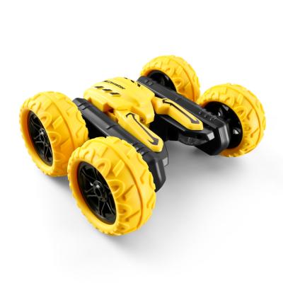 China High-speed rotary light remote control child's roll RC model stunt filling toys Flowering car double-sided for sale