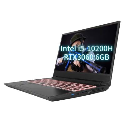 China Numpad 10th Gen Core RTX3060 6GB new 15.6 inch gaming laptop for sale