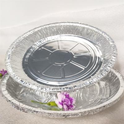 China Round Baking Food Wrap Plates Aluminum Foil Pans for sale