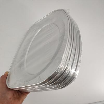 China Southeast Asia Disposable Oval Aluminum Foil Trays For Package And Roasting Duck Caterer for sale