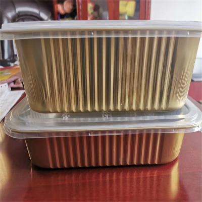 China Durable 9X13 Inch Aluminum Pan Trays Disposable Oven Safe Lids Foil Smooth Wall Containers Wholesale For EU Market for sale