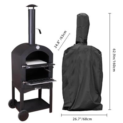 China High Quality Pizza Waterproof Dustproof Covers Oven Cover Garden Furniture Dustproof/Dustproof Cover for Patio Furniture Outdoor Kitchen Tableware for sale