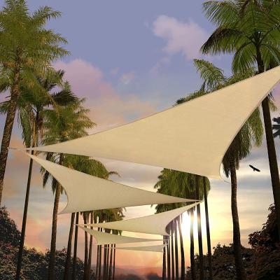 China Anti-UV Waterproof Shade Sail Shade Sunshade Tent Sunshade Triangle Shelter Sun Canopy Outdoor Garden Patio Pool Cloth for sale