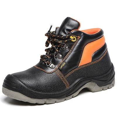 Cina Mens High Quality Rubber Foot Safety Shoes For Boys For Men Steel Toe Work Boot Waterproof Shoes Working Boots Leather s3 in vendita