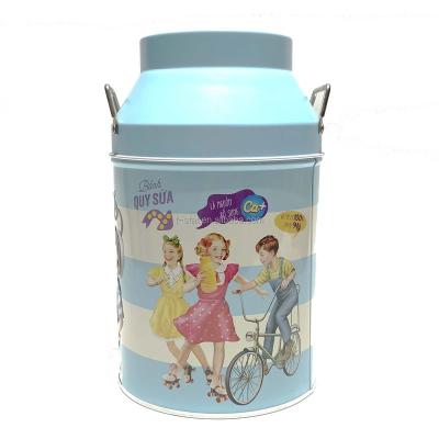 China Gift & Custom Craft Empty Tea Packaging Round Food Grade Metal Tin Box for sale