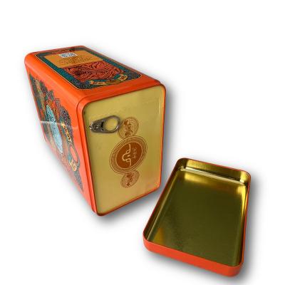 China Food Tea Cart Tin Box Wholesale With Empty Airtight Aluminum for sale