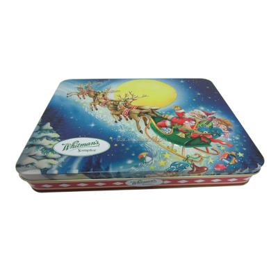 China Square Food Grade Cookie Box /Chocolate Packing Cookie Food Grade Metal Tin for sale