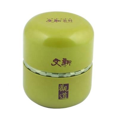 China Food Grade Material Green Tea Tin Canister Packaging Box Manufacturer for sale