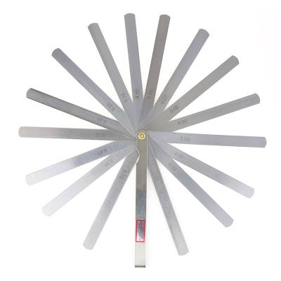 China Alloy 17 Blade Thickness 0.02-1.0mm Length 150mm Feeler Gauge for sale