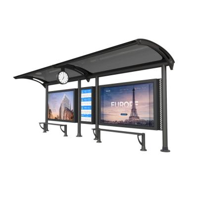 China #304 stainless steel #304 stainless steel #304 stainless steel simple European style street shelter station customization for sale