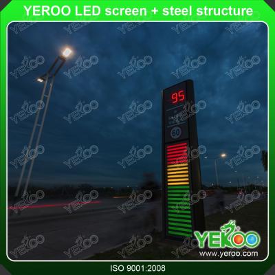 China YEROO Advertising LED Screen Pylon For Gas Station W1.8mx H5mm for sale