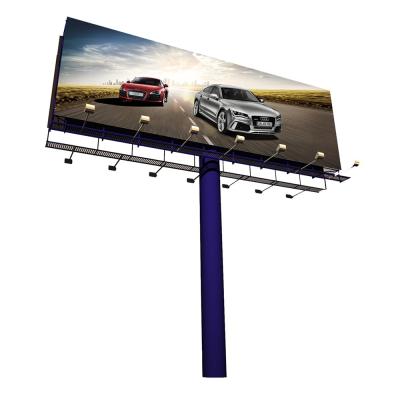 China Double Side Road Advertising Billboard Anti Rust Outdoor Free Rack Road Advertising for sale