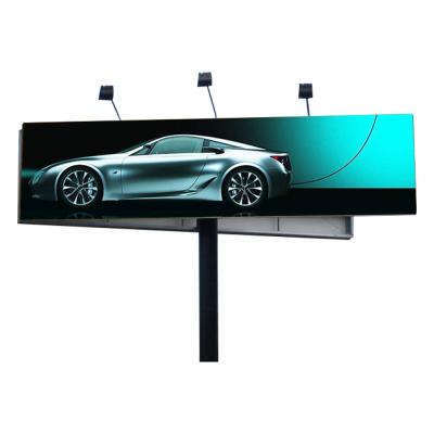 China Double Sided Steel Led Outdoor Rotating Advertising Billboard Stand for sale