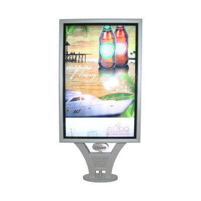 China Anticorrosive; Anti-dust Street Floor Standing Metal Advertising Light Box With Scrolling System for sale