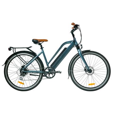 China New Product 700C Aluminum Alloy Front Single Suspension Lithium Battery Electric Mountain Bikes for sale