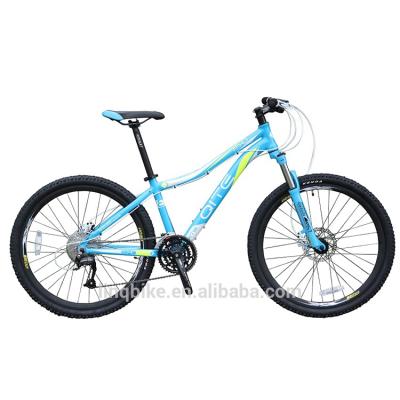 China Aluminum Alloy 26 Inch Women's Hydraulic Brake Dual Disc Gear Frame Aluminum Mountain Bike for sale