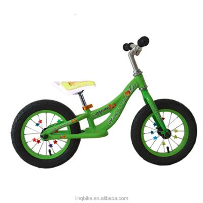 China 12inch Steel Kids Balance Bike Kids Balance Bike With Alloy Frame Spoke Wheels for sale