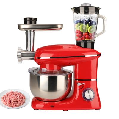 China Electric Stand Mixer Ejector Ejector Button 5L 6 Speed ​​Stand Mixer with Juicer and Chopper for sale