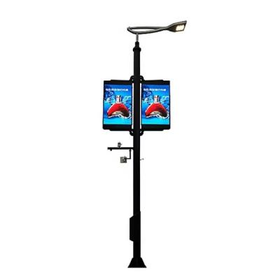 China 3G 4G WIFI Outdoor Street Billboard Light P5 Outdoor Full Color Pole Screen for sale