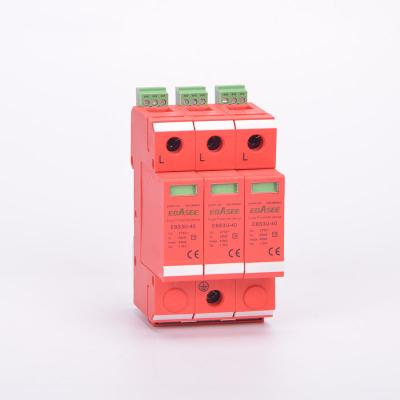 China AC 220V Single Phase Surge Protector / Surge Protection Device EBS3U for sale