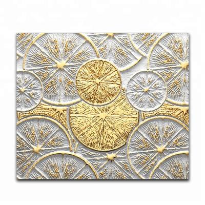 China New Abstract Idea Canvas Painting Wall Art With Gold Foil For Home Decor for sale