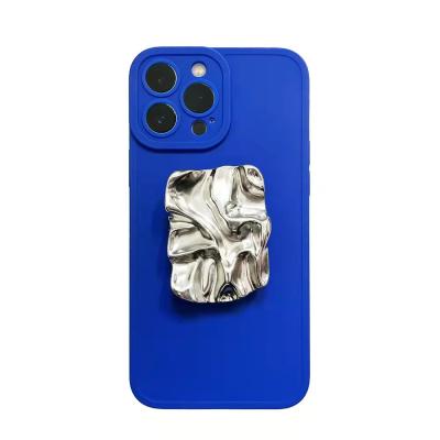 China Wholesale Custom Stylish Shockproof Cell Phone Case Ladies Blue Cover Phone Case Back Cover for sale