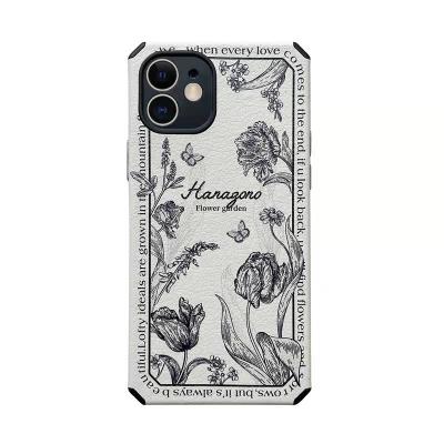 China Unique Retro Large Real Rose Flower Display Mobile Phone Accessories Shockproof Mobile Phone Cases For Mobile New Model for sale