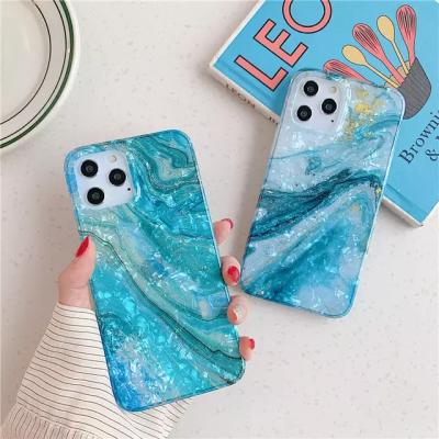 China Shockproof Marble Silicone Cell Phone Back Cover Case For iPhone 12 pro X max XR XS 8 7 6 max plus 11 for sale