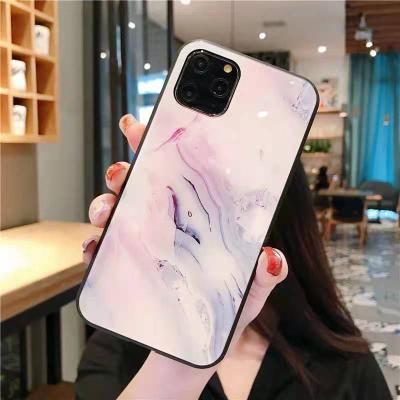 China iPhone X Case Heart Ring Stand Phone Case Luxury Tempered Glass Case Cover Hard Back Soft Silicone Bumper For iPhone 8 7 6 6S for sale