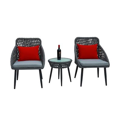 China Modern Small Balcony Furniture Bistro Furniture Patio Set Table And Chairs for sale