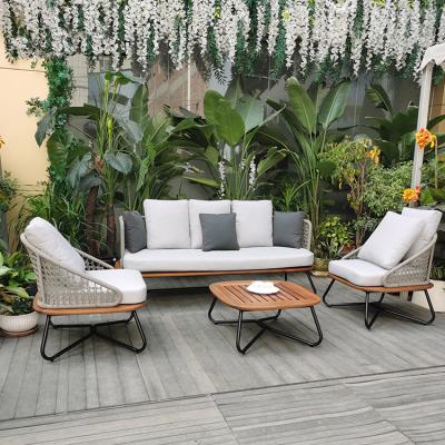 China Professional Manufacturer Customized Patio Furniture Commercial Outdoor Lounge UV And Water Resistant With Cushions for sale