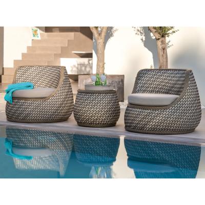 China UV And Water Resistant Popular Hotel Patio Furniture Outdoor Garden Rattan Sofa Set for sale