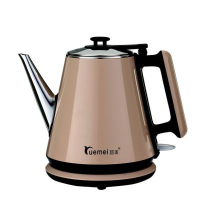 China 360 Degree Base Yuemei 1.2L Electric Kettle Stainless Steel Kettle Coffee Tea Maker Small Capacity Plastic Electric Coffee for sale