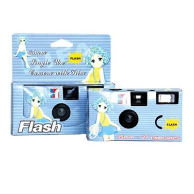 China Customized Promotional Single Use Camera Design 35MM Single Use Disposable Camera With Flash for sale