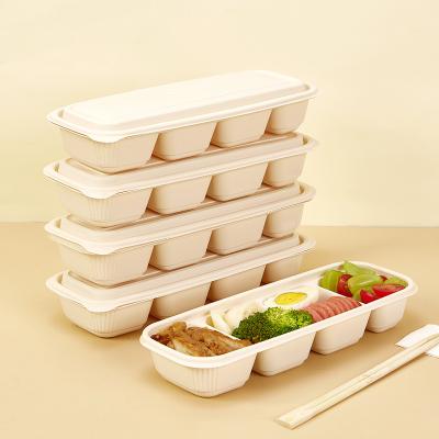 China Disposable Wholesale Eco Friendly Dinner Set Storage Containers Tableware Cutlery Packing Box for sale