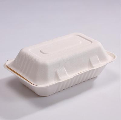 China Wholesale Customized Healthy Cornstarch Disposable Environmental Bento Box Food Storage Container Takeout Box With Lid for sale