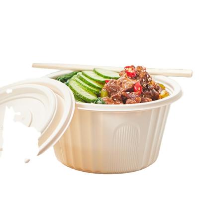 China Environmental protection seal thickening and large capacity customize food packaging container bowl environmental protection thickened light salad bowl for sale