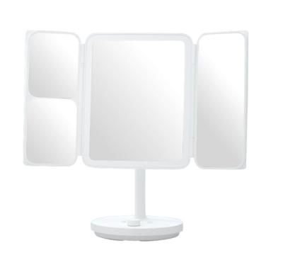 China Jordan&Judy Folding Vanity Mirror Smart Display 11 Inch LED Makeup Mirror Light Lighted Adjustable for sale